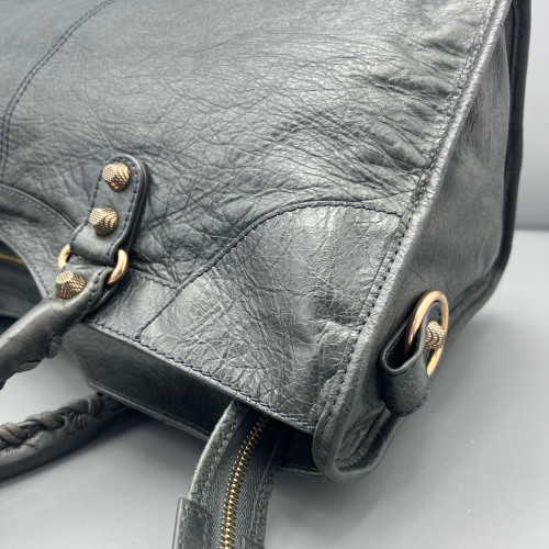 Balenciaga Large City Arena Lambskin Grey