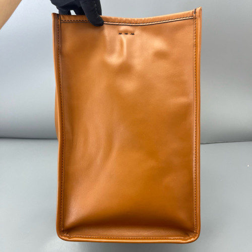 Fendi Large Sunshine Shopper Tote Calfskin Tan