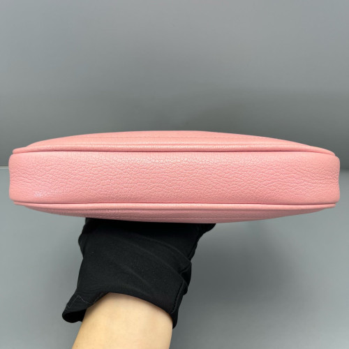 Gucci Double G Mini Aphrodite Calfskin Pink
