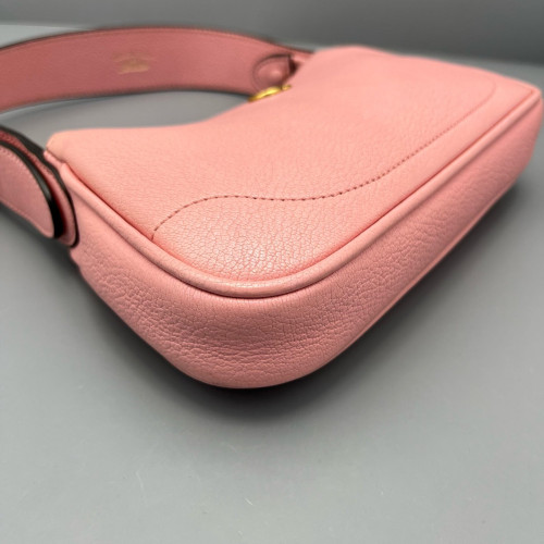 Gucci Double G Mini Aphrodite Calfskin Pink