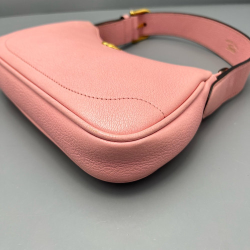 Gucci Double G Mini Aphrodite Calfskin Pink