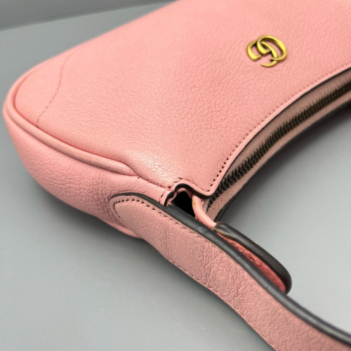 Gucci Double G Mini Aphrodite Calfskin Pink