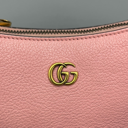 Gucci Double G Mini Aphrodite Calfskin Pink