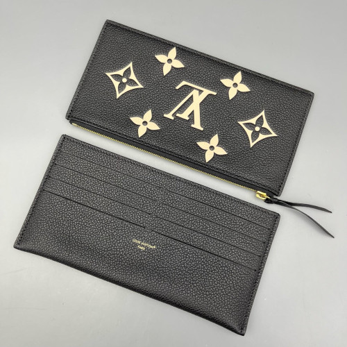 Louis Vuitton Pochette Felicie Chain Wallet Monogram Empreinte Black