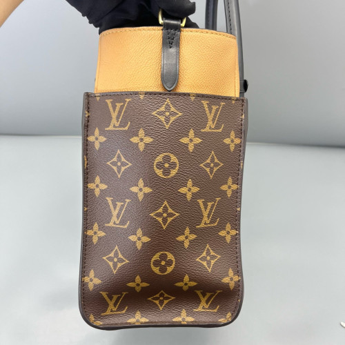 Louis Vuitton On My Side MM Monogram Brown Black