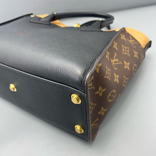 Louis Vuitton On My Side MM Monogram Brown Black