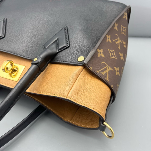 Louis Vuitton On My Side MM Monogram Brown Black