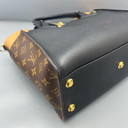 Louis Vuitton On My Side MM Monogram Brown Black