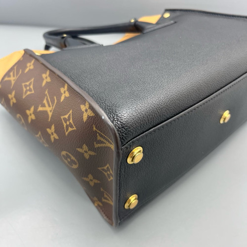 Louis Vuitton On My Side MM Monogram Brown Black