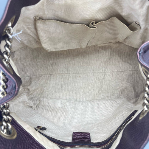 Gucci Medium Soho Shoulder Bag Calfskin Azalea