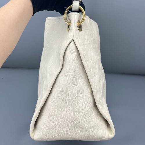 Louis Vuitton Artsy MM Monogram Empreinte White