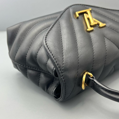 Louis Vuitton Handbag Calfskin Black