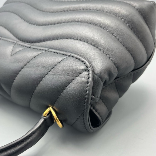 Louis Vuitton Handbag Calfskin Black