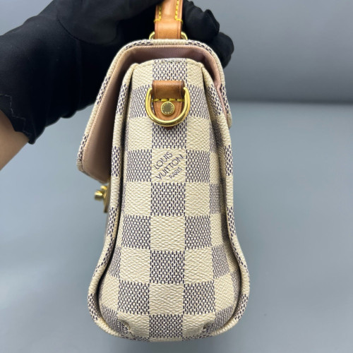 Louis Vuitton Croisette Damier Azur White