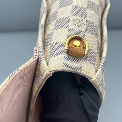 Louis Vuitton Croisette Damier Azur White