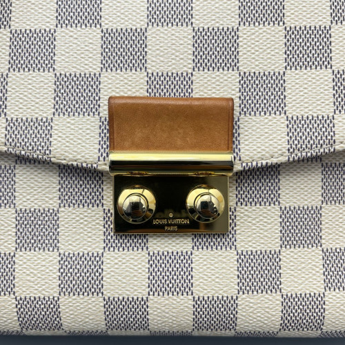 Louis Vuitton Croisette Damier Azur White