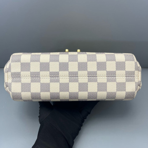 Louis Vuitton Croisette Damier Azur White