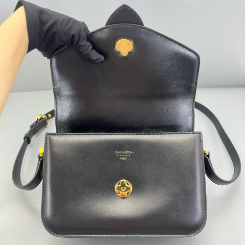 Louis Vuitton Pont 9 PM Calfskin Black