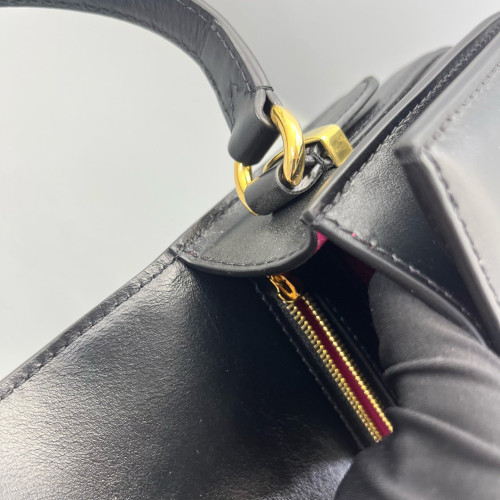 Louis Vuitton Pont 9 PM Calfskin Black