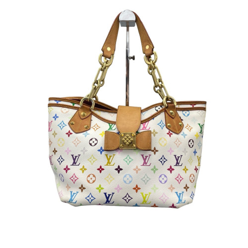 Louis Vuitton Tote Bag Monogram Multicolor White
