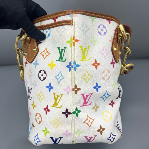 Louis Vuitton Tote Bag Monogram Multicolor White