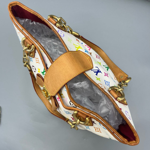 Louis Vuitton Tote Bag Monogram Multicolor White