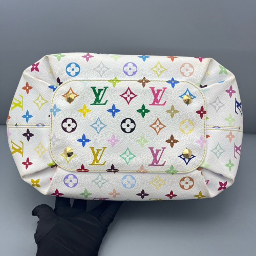 Louis Vuitton Tote Bag Monogram Multicolor White
