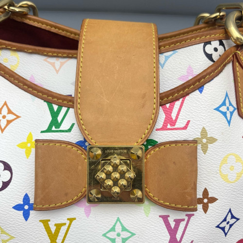 Louis Vuitton Tote Bag Monogram Multicolor White