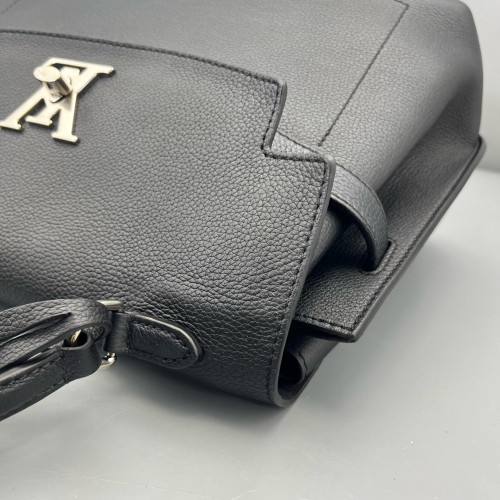 Louis Vuitton Lockme Ever MM Calfskin Black