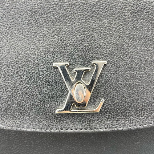 Louis Vuitton Lockme Ever MM Calfskin Black