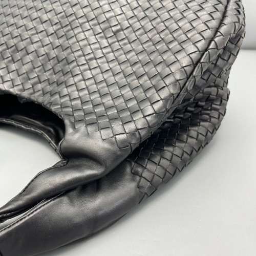 Bottega Veneta Large Campana Hobo Lambskin Intrecciato Nappa Black