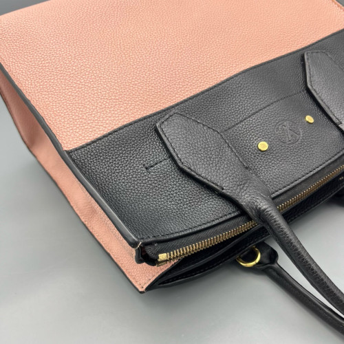 Louis Vuitton City Steamer MM Calfskin Pink Black