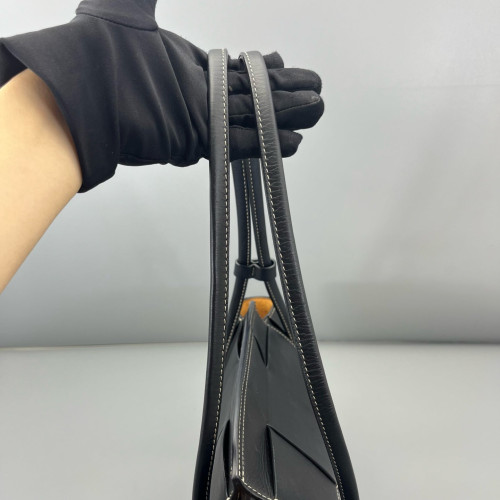 Bottega Veneta Small Arco Intrecciato Nappa Black