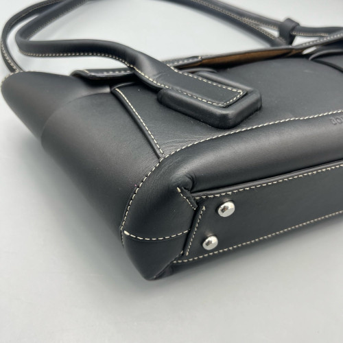 Bottega Veneta Small Arco Intrecciato Nappa Black