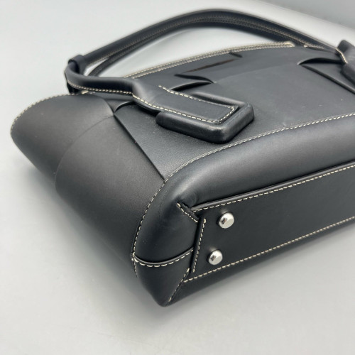 Bottega Veneta Small Arco Intrecciato Nappa Black