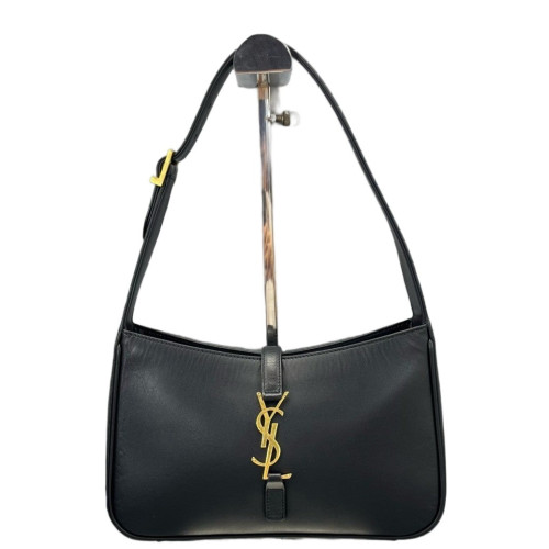 Yves Saint Laurent LE 5 A 7 Hobo Calfskin Black Yves Saint Laurent LE 5 A 7 Hobo Calfskin Black