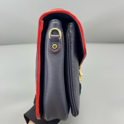 Louis Vuitton Pochette Metis Monogram Empreinte Blue