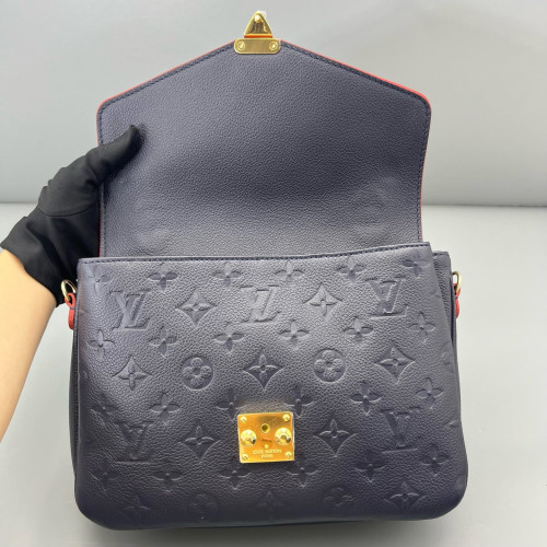 Louis Vuitton Pochette Metis Monogram Empreinte Blue