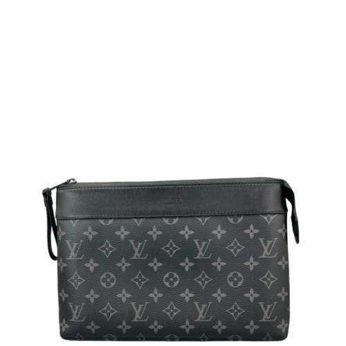 Louis Vuitton Clutch Monogram Eclipse Black