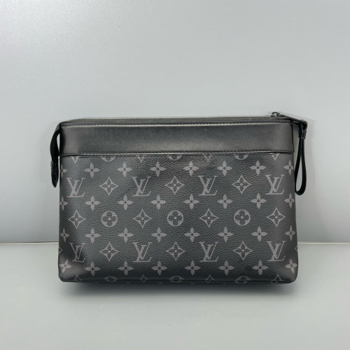Louis Vuitton Clutch Monogram Eclipse Black