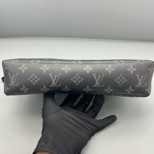 Louis Vuitton Clutch Monogram Eclipse Black