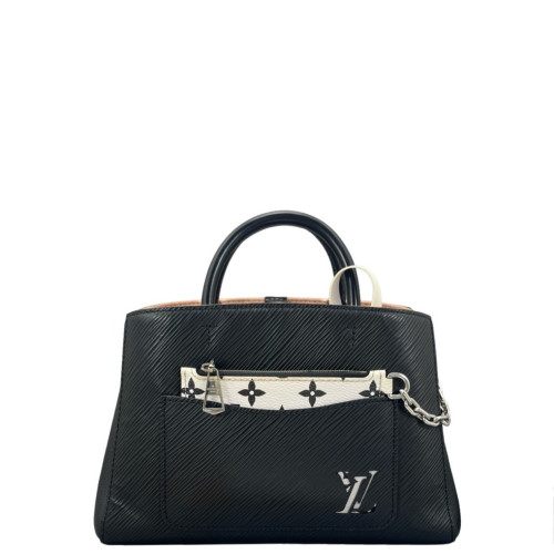 Louis Vuitton Handbag Epi Black Louis Vuitton Handbag Epi Black
