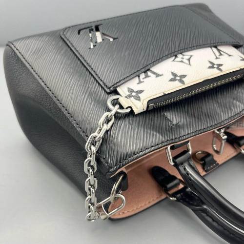 Louis Vuitton Handbag Epi Black Louis Vuitton Handbag Epi Black