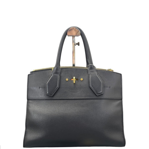 Louis Vuitton City Steamer MM Calfskin Black