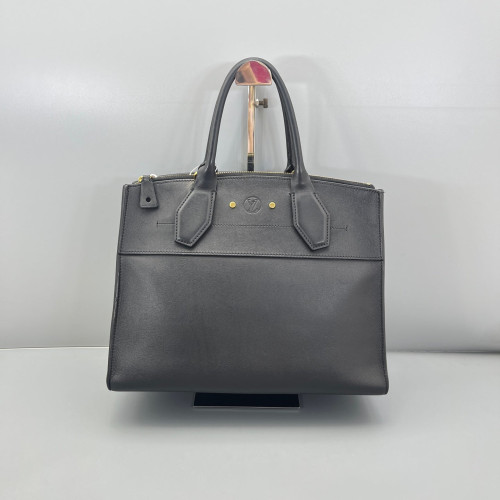 Louis Vuitton City Steamer MM Calfskin Black