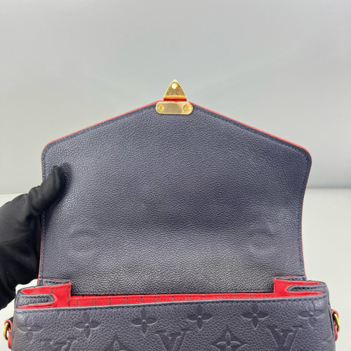 Louis Vuitton Pochette Metis Calfskin Blue