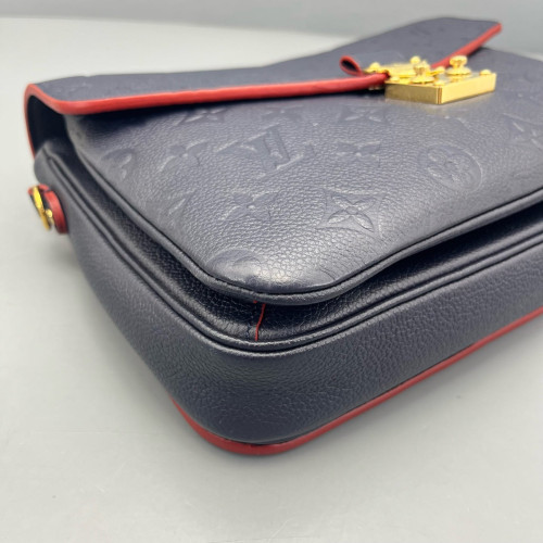 Louis Vuitton Pochette Metis Calfskin Blue