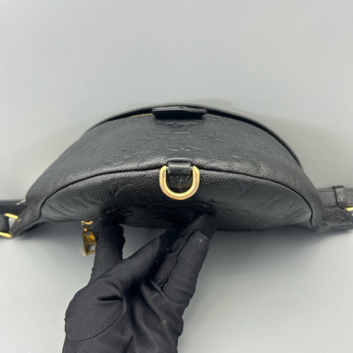 Louis Vuitton Waist Belt Bag Monogram Empreinte Black