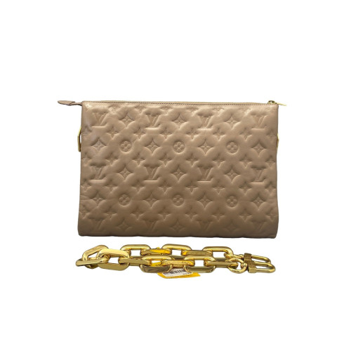 Louis Vuitton Coussin PM Monogram Empreinte Natural Tan