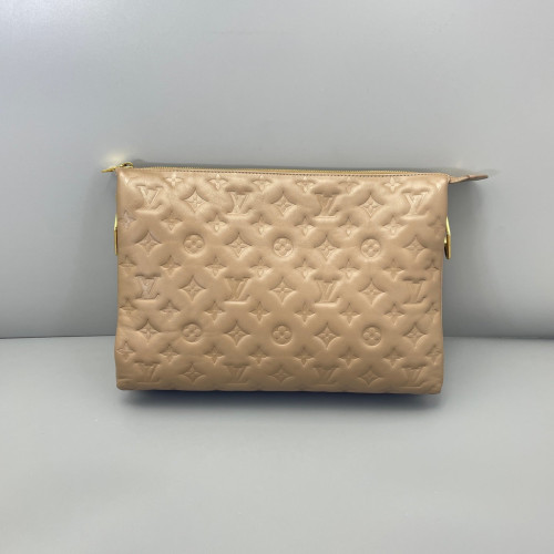 Louis Vuitton Coussin PM Monogram Empreinte Natural Tan